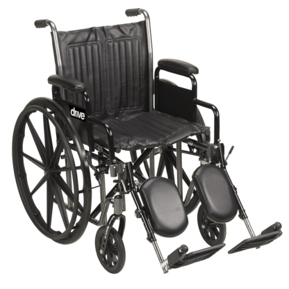 SILLA DE RUEDAS DESMONTABLE CON DESCANSA PIERNAS DRIVE